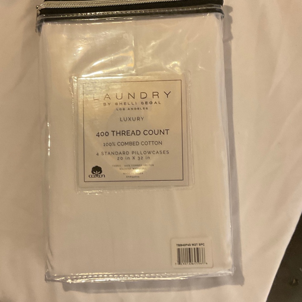 Laundry By Shelli Segal Luxury 2 Standard Cotton Pillowcases